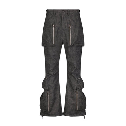 Baggy Cargo Pants Dark Gray
