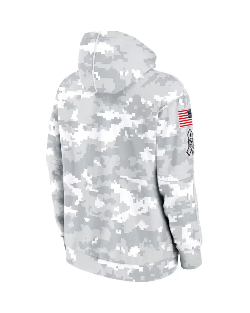 Baltimore Ravens Salute To Service Camo 2024 Hoodie
