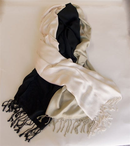 Bamboo Viscose Scarf in Black