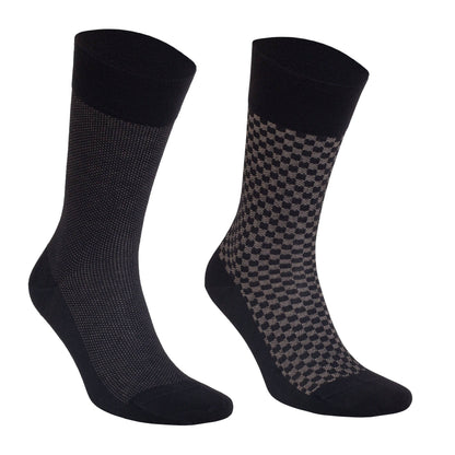 Men’s Bamboo Lightweight Dress & Trouser Socks - (8 Pack) 636