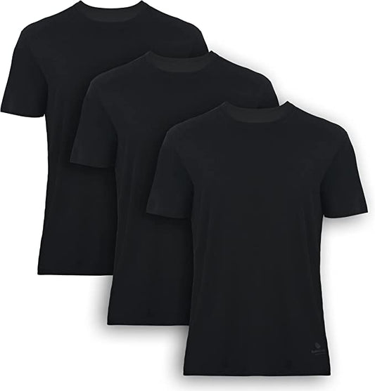 Men's Bamboo Crew Neck Undershirts (3-Pack)