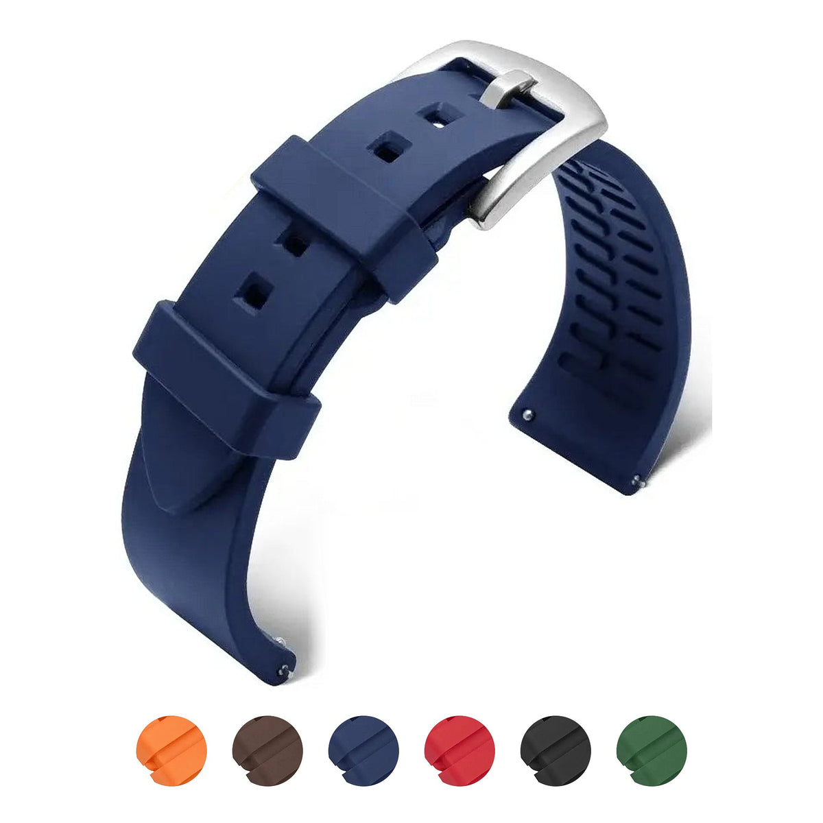 Suunto Race, Vertical & 9 Peak Smooth Silicone Band, Grooved Underside