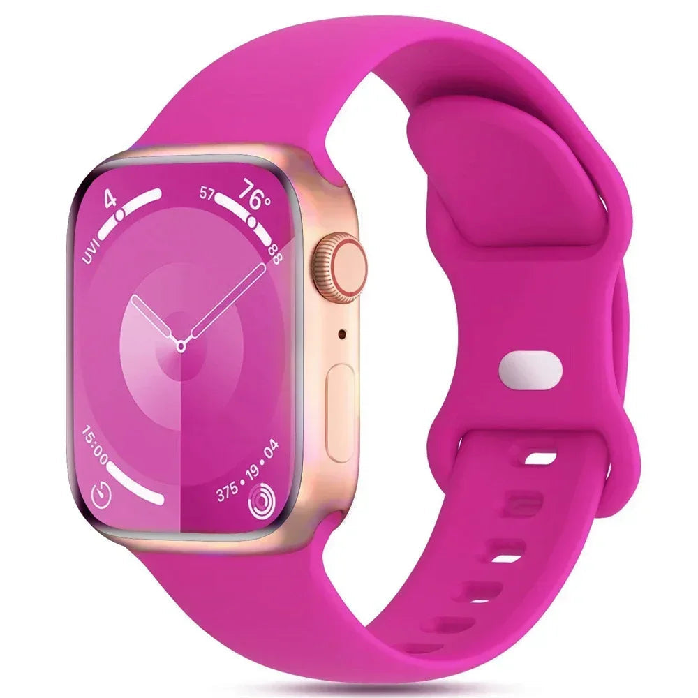 Silicone Apple Watch Band Series 11/10/9/8/7/6/5/4/ SE / Ultra 1/2/3