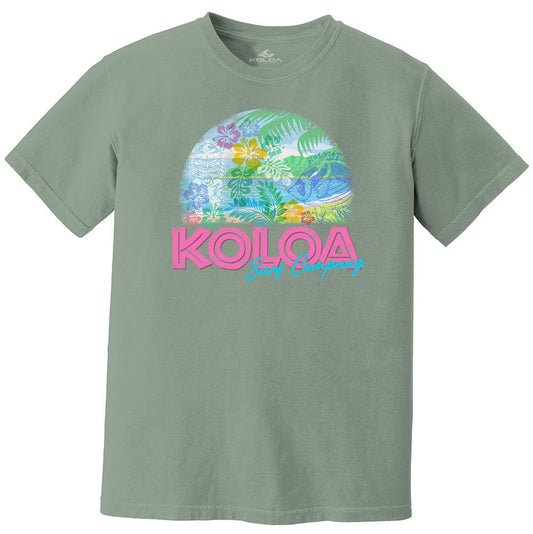 Koloa Print Pigment Dyed T-Shirt