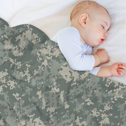 Army ACU Camouflage Throw Blanket