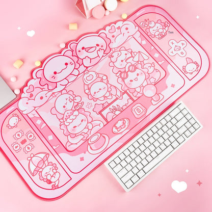 Gaming Axolotl Desk Pad