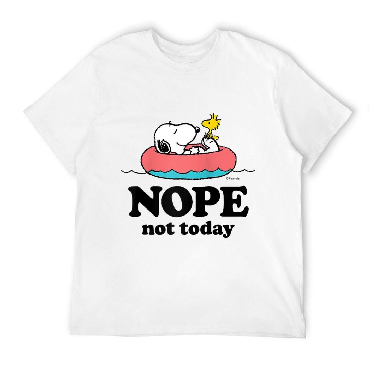 Peanuts - Snoopy Nope Not Today Raglan Baseball  Vintage-inspired T-Shirt
