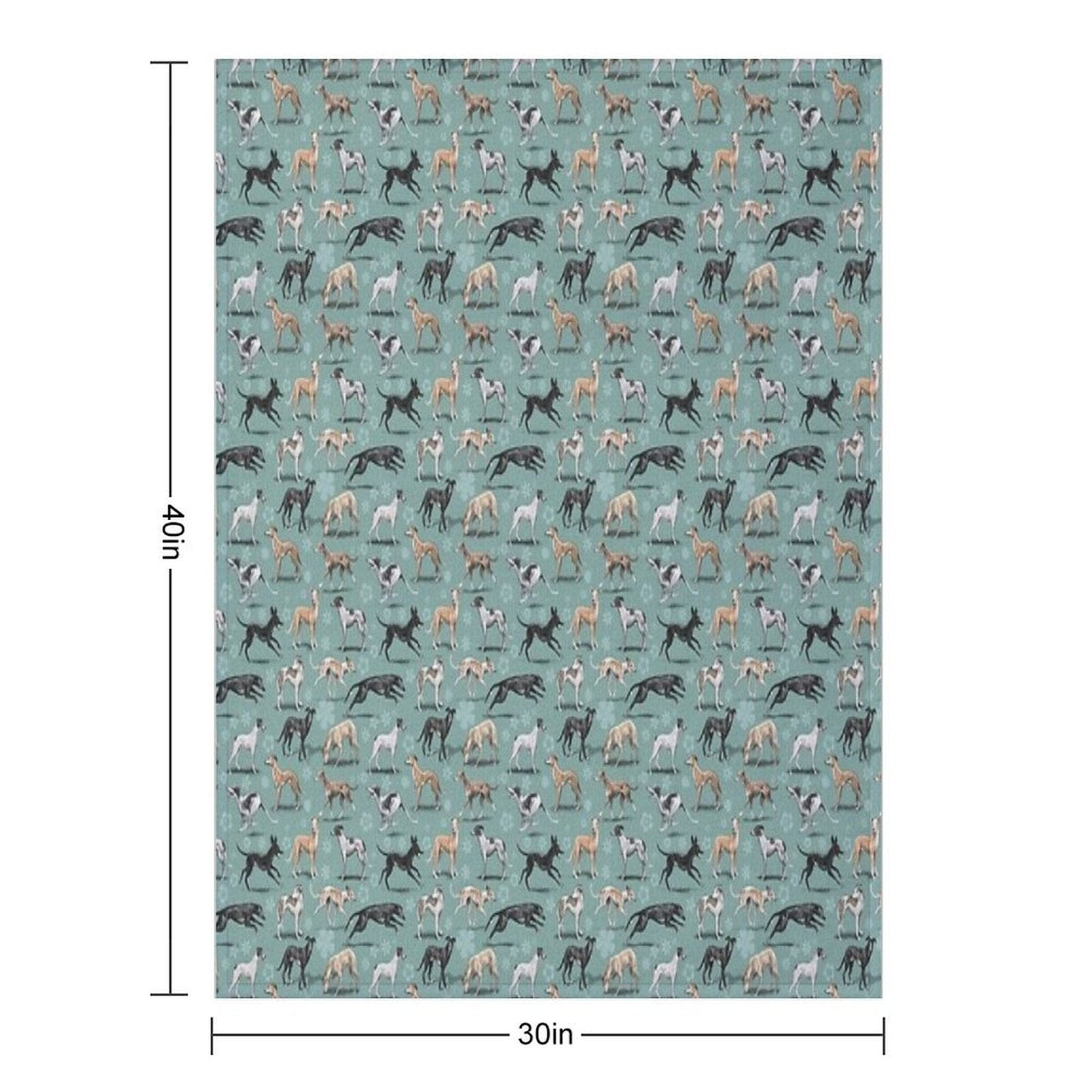The Greyhound Throw Blanket