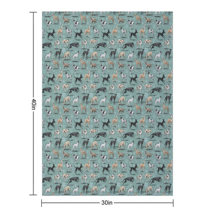 The Greyhound Throw Blanket