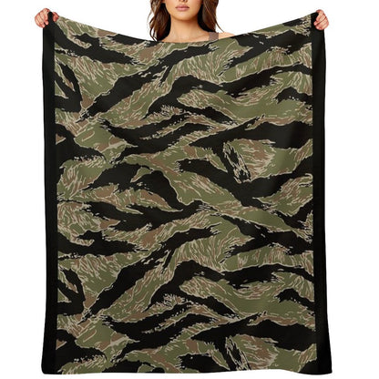 Tigerstripe Camo Throw Blanket