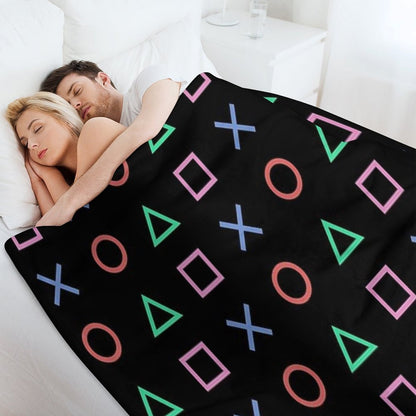Classico Controller Buttons Icon Throw Blanket