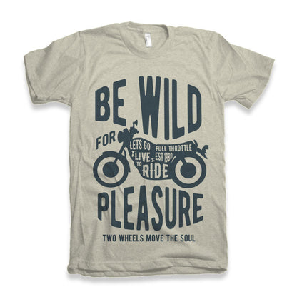 Be Wild Men's Bamboo Viscose/Organic Cotton Short Sleeve Graphic T-Shirt