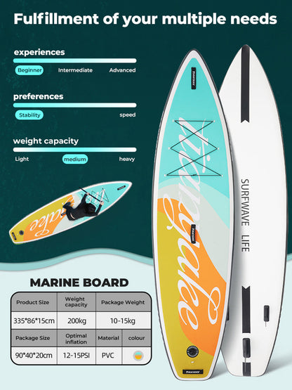 11' SUP Board,All-Around Pro paddle board,Giant Wave Paddle board ,standing up paddle board