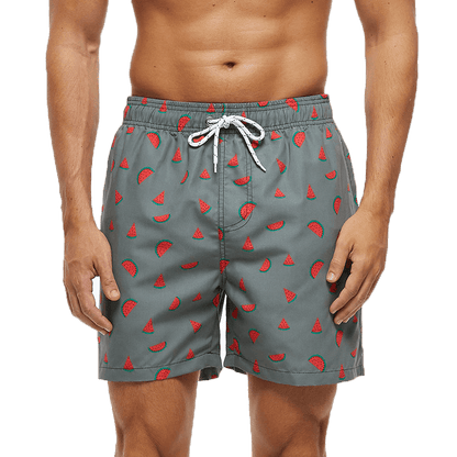 Beach Shorts Summer Quick Dry Men's Board Swimsuits Man Swim Trunks Surf Swimwear Male Athletic Running Gym Pants Men's Swim Trunks Quick Dry Swimming Shorts Beach Shorts with Mesh Lining