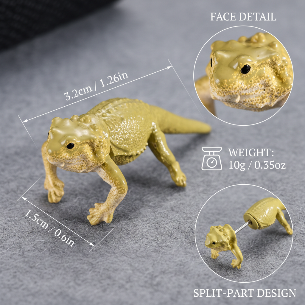 Bearded Dragon Earrings