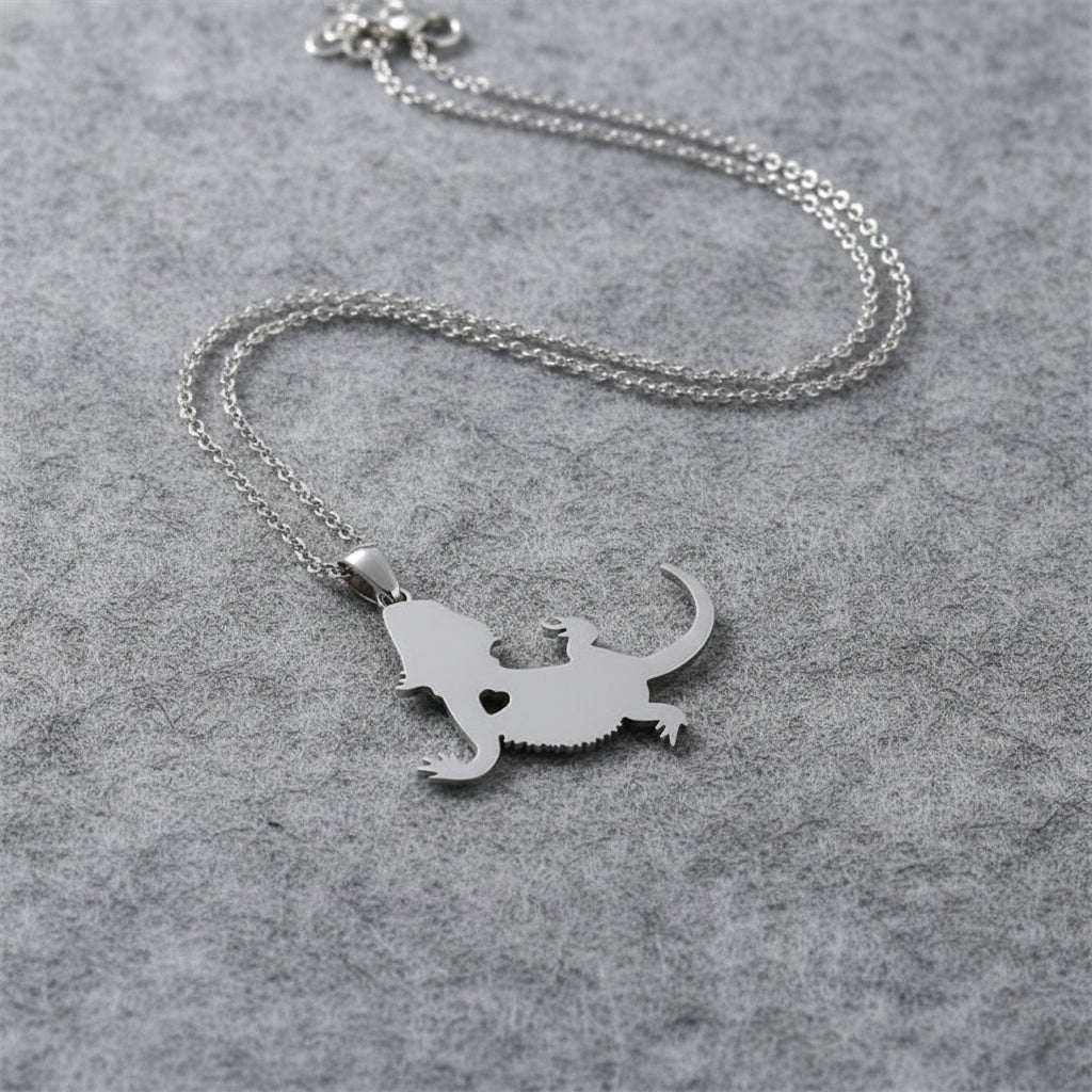 Bearded Dragon Pendant Necklace