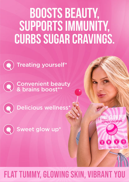 It Girl Beauty Lollipops | Collagen Peptide & Vitamin C Candy