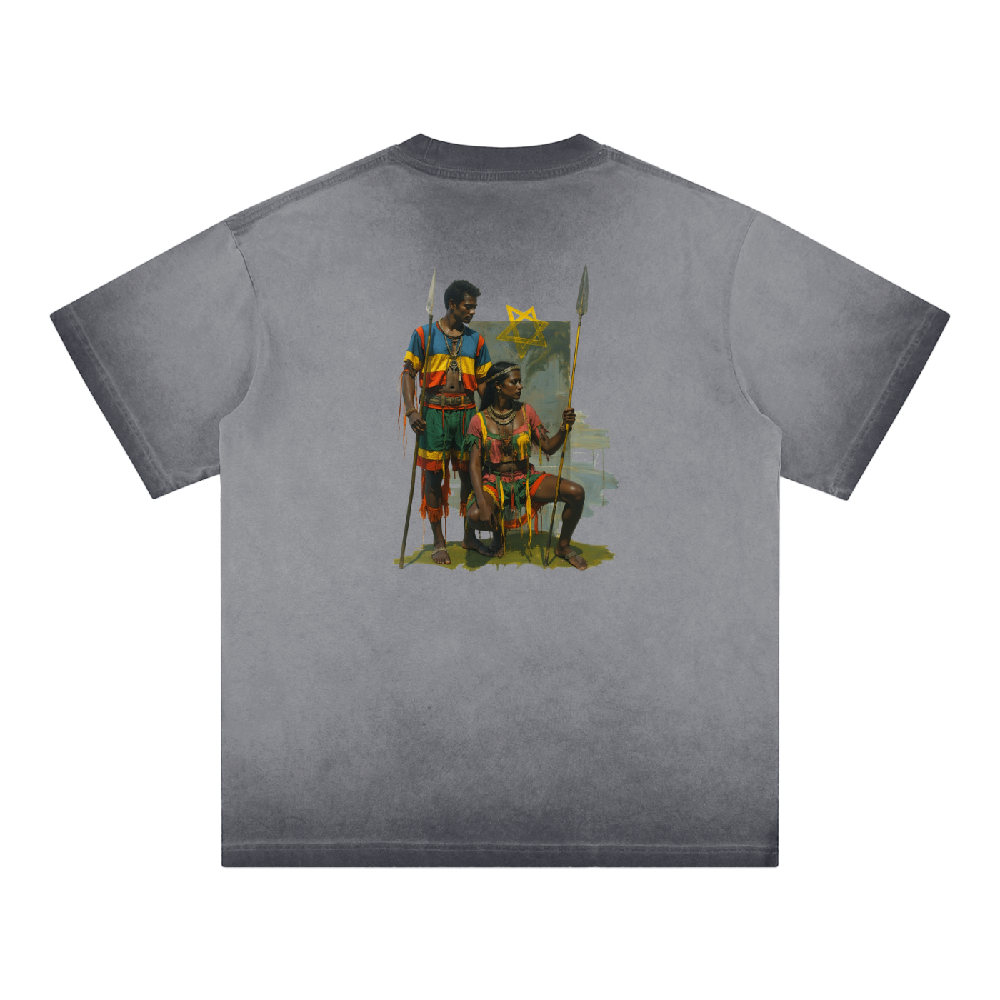 Amaru Khan Stars Truex Reverse Dyed T-shirt