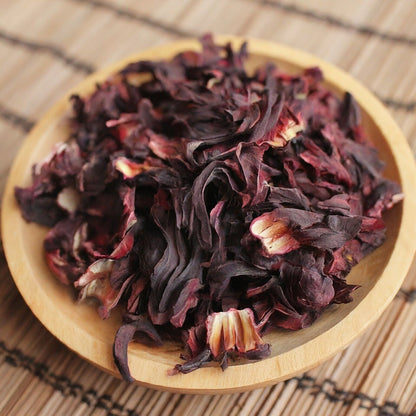 Akshit 2.5 oz. Dried Hibiscus Flowers (Flor de Jamaica) Tea | Loose Leaf Tea | Caffeine-Free | Vegan Friendly | Fleurs d'hibiscus – Antioxidant Herbal Tea