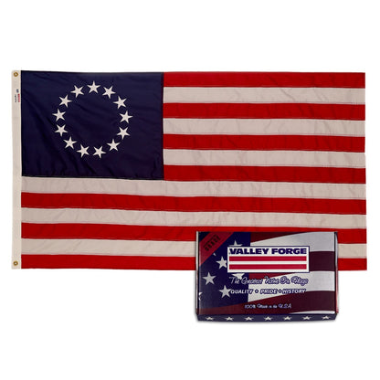 Betsy Ross Flag Outdoor Nylon (Sunny Areas)