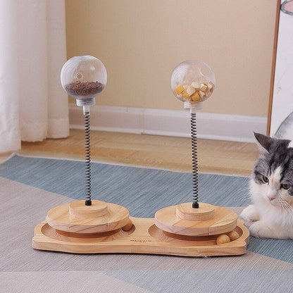 Cat Treat Dispenser Slow Feeder Toy