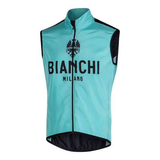 Bianchi Milano Traono Men's Wind Vest (Blue) XS, S, M, 2XL, 4XL