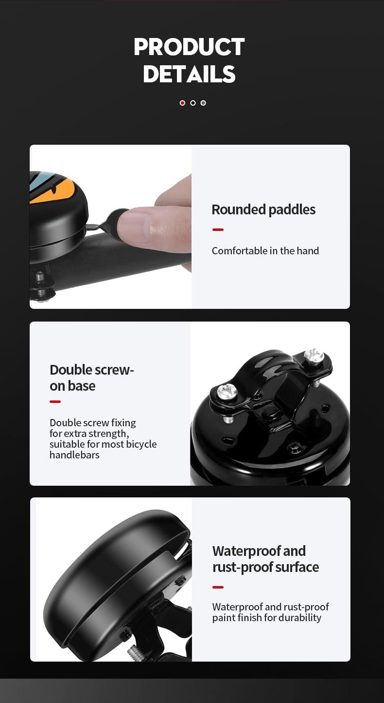 Bicycle Bell Horn For Safety Riding Lovely Aluminum Alloy Handlebar Metal Ring Cycling Accessories Classic Bike Bell Classic Aluminum Bicycle Bell With Loud Crisp Ring For Kids And Adult Bikes