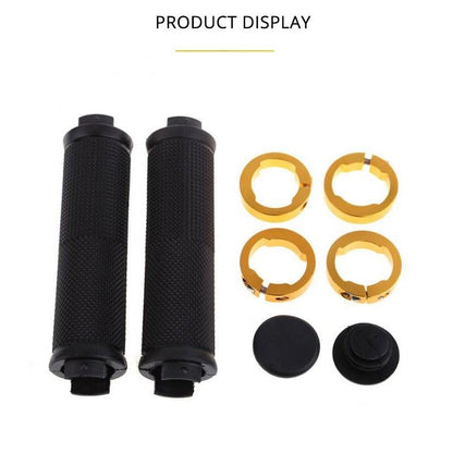 Bicycle Handlebar Grips Cycling Bicycle Accessories Non-Slip Bicycle Handlebar Grips Bike Handle Ergonomic Shockproof Bicycle Handle Grip With Adjustable Aluminum Lock For Mountain Bike