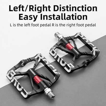 Bicycle Pedals Aluminum Alloy Ultralight Non-Slip Rainproof Reflective Bearing Road Bike Pedal Cycling Accessories Mountain Bike Pedals Ultra Strong Aluminum Alloy Flat Pedals Cycling Sealed Bearings Light Weight And Large Platform