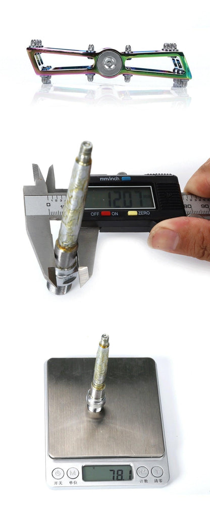 Bicycle pedals Ultralight Aluminum Alloy Colorful Hollow Anti-Skid Bearing Mountain Bike Foot pedal Pedals Aluminum Road Bike Pedals Sealed Bearing Bicycle Lightweight Platform Flat Pedals For Road Bikes