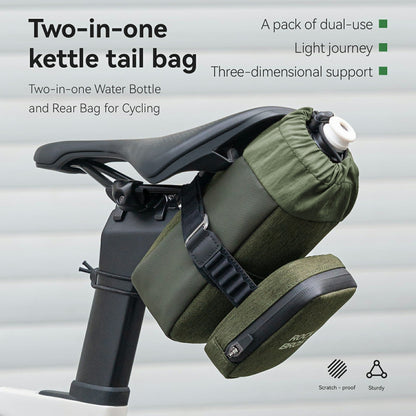 Cycling Two-in-one Bicycle Kettle Tail Bag
