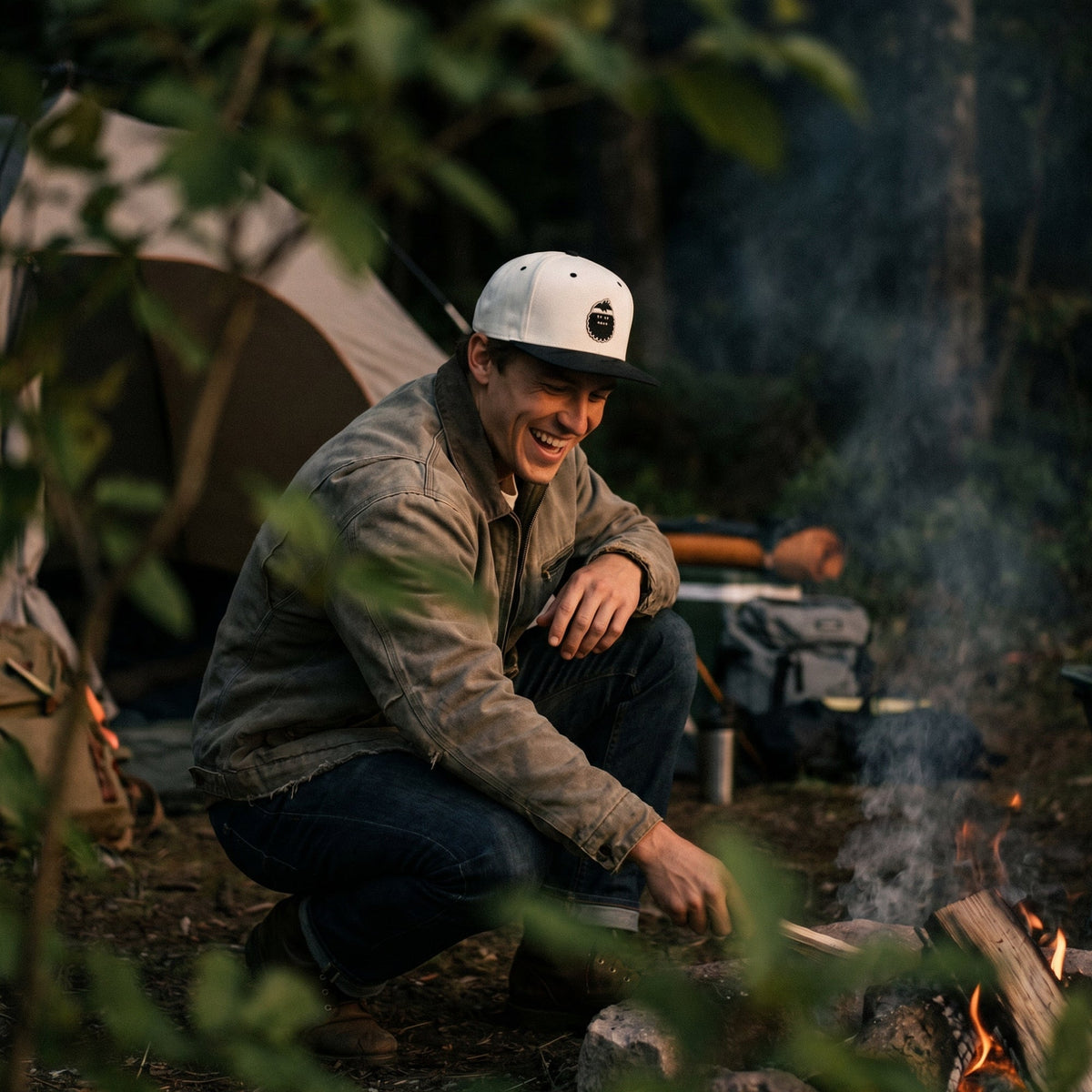 Bigfoot Patch Snapback Hat