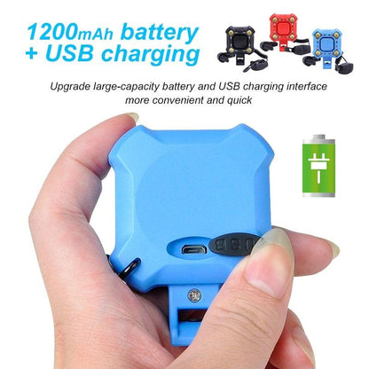 Bike Bell 4 Lamp Cycling Light 1200mAh Electric Horn Waterproof USB Charging Loud Alarm Security Bicycle Bell Bright Eyes Fully Waterproof Lumen Rechargeable Mountain Road Bike Headlight