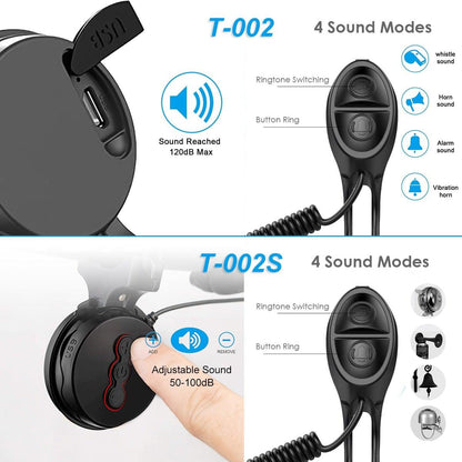 Bike Bell Charging Speaker USB Recharged Mini Electric Bike Horn 4 Modes Cycling Electric Bicycle Accessories For Scooter Electric Bike Horn Cycling Bicycle Scooter Horn Battery Waterproof Bicycle Accessories For Kid