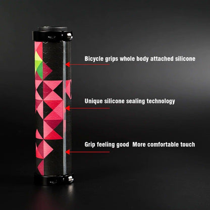 Bike Handlebar Grips Lock On Bicycle Grips MTB Gel Silicone Mountain Bike Cycling Handle Bar Grips Non-slip Lock-on Bicycle Hand Bike Grips For Mountain Bike Scooter