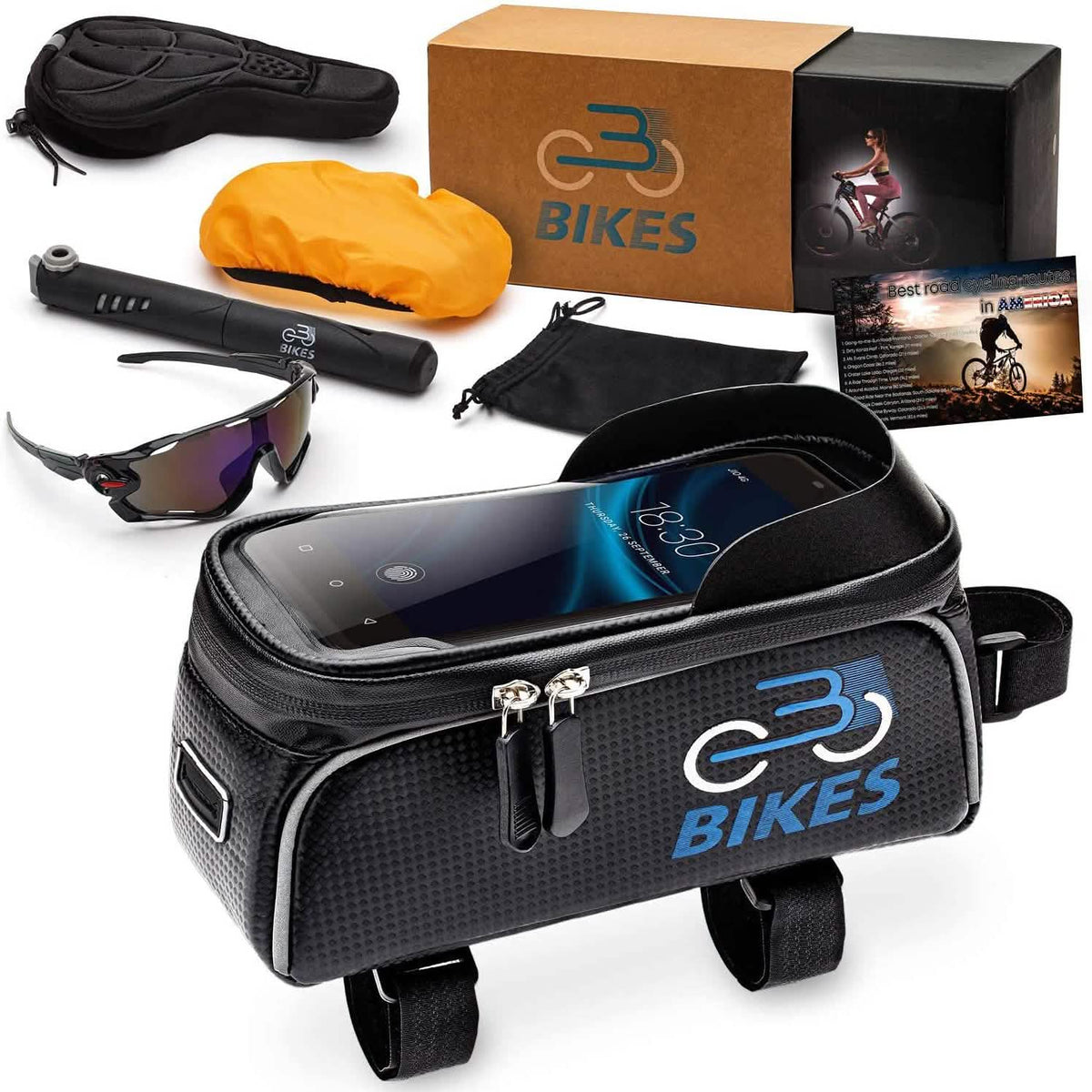 Bike Phone Front Set Bag Full Kit