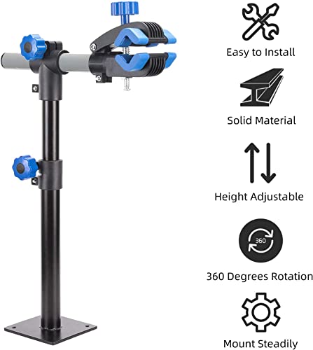 Bike Repair Stand Wall Workbench Mount Rack Height Adjustable