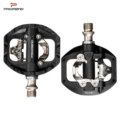 Bike self-locking pedal nylon DU+3 pilin bearing Mountain Clipless Bike bicycle Pedal Cleats pedal bicycle Mountain Bike CNC Die-Cast Aluminum Sealed Pedals With Cleats Dual Platform Clipless Pedals For Mountain Bike Easy Clip In And Out