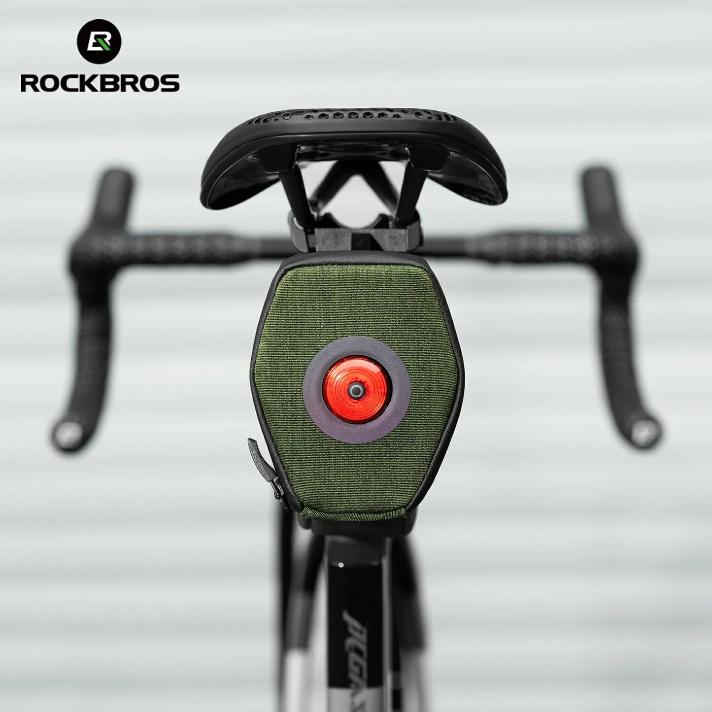 Multifunctional Cycling Tail Bag With Light
