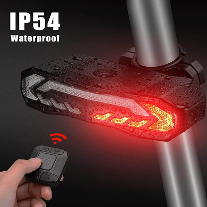Smart Bike Tail Light | Turn Signals | Alarm Kit w/Remote Control
