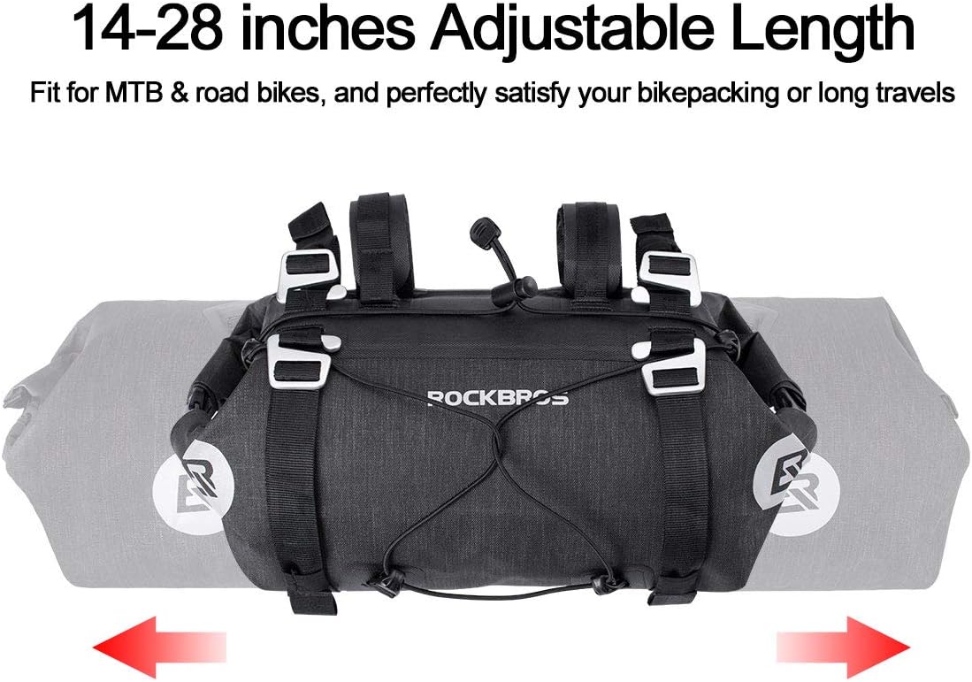 ROCKBROS Bikepacking Bike Handlebar Bag Waterproof 7L-14L