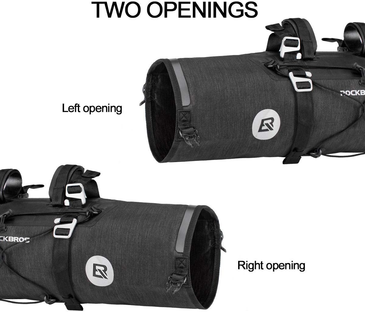 ROCKBROS Bikepacking Bike Handlebar Bag Waterproof 7L-14L