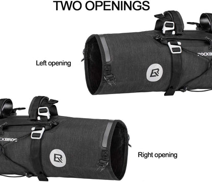 ROCKBROS Bikepacking Bike Handlebar Bag Waterproof 7L-14L