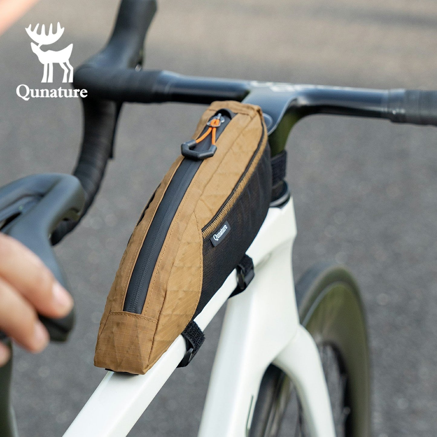 Qunature Bikepacking Frame Bag Top Tube Bag For Gravel Bike