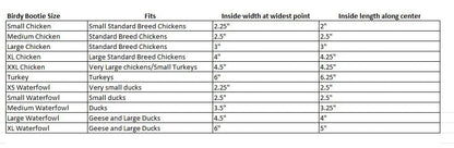 Birdy Bootie (chicken shoes, chicken booties, duck booties and goose shoes) - Triathlete Store