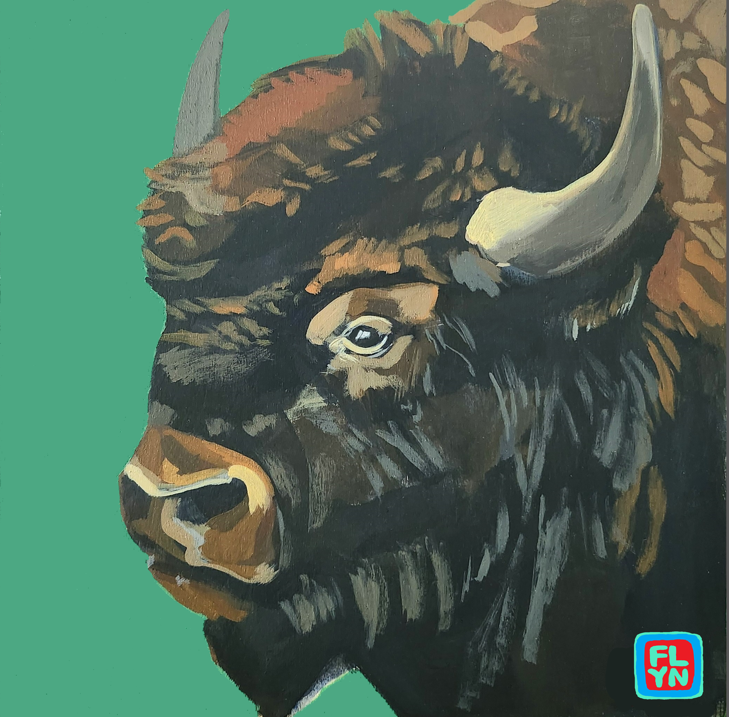 Bison Sticker