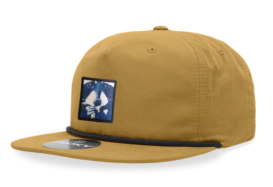 Biscuit/Black Rope Cap