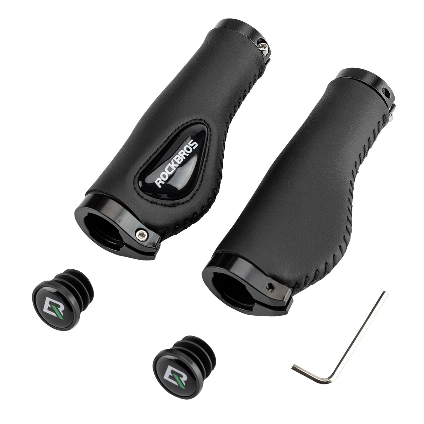 ROCKBROS Bike Handle Grips Ergonomics Design Soft Gel Dual Lock - Triathlete Store