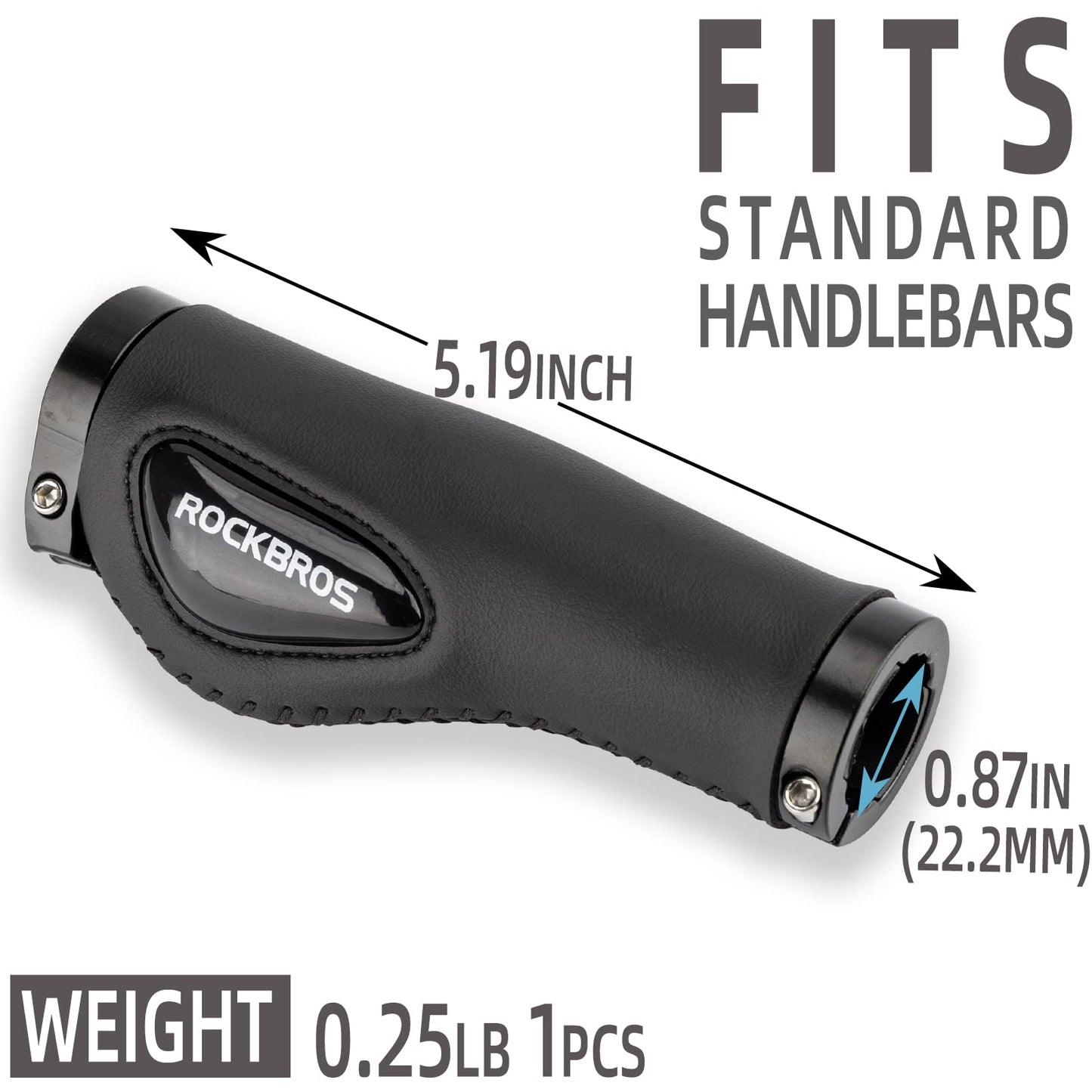 ROCKBROS Bike Handle Grips Ergonomics Design Soft Gel Dual Lock - Triathlete Store