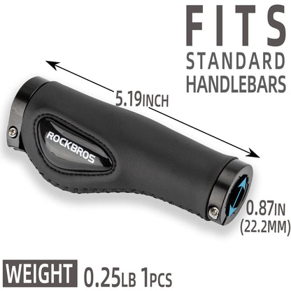 ROCKBROS Bike Handle Grips Ergonomics Design Soft Gel Dual Lock - Triathlete Store
